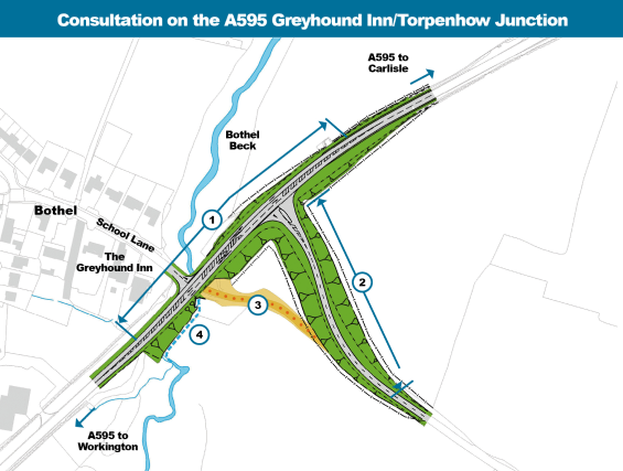 A595 Bothel - Junction Plan